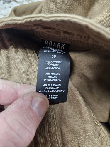 Roark Explorer Adventure Hose Herren 36x30 dunkelkhaki Doppelknie Stretch Wandern - Bild 8 von 8