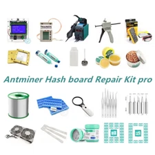 Antminer 20 Piece Hash Board Repair Kit - Fixture, EEPROM, Desoldering, Tin Tool