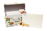 Recipe Box Set Vintage Look With 50 Recipe Cards And 10 Blank Dividers 4x6 Card Recipe Box Set Vintage Look With 50 Recipe Cards And 10 Blank Dividers 4x6 Card
