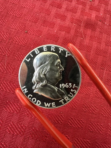 1963 Franklin half dollar Gem 90% Silver Proof