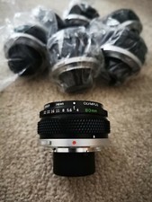 ✨ NEW: Olympus OM 80mm f4 MACRO Lens =housing only [iris etc] 'spares'  UNUSED ✨