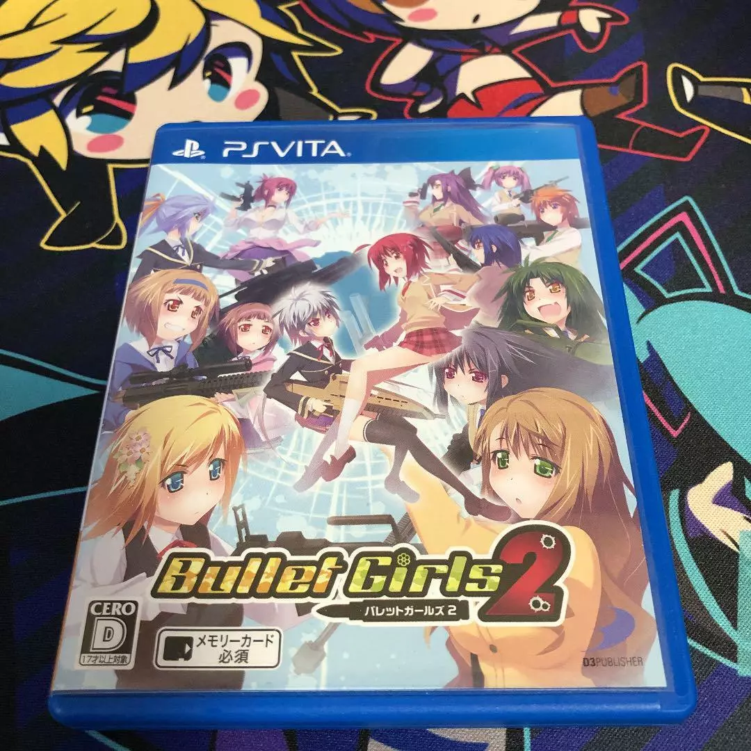 PS Vita Bullet Girls 2 Playstation Vita Region Free Japan Import game soft