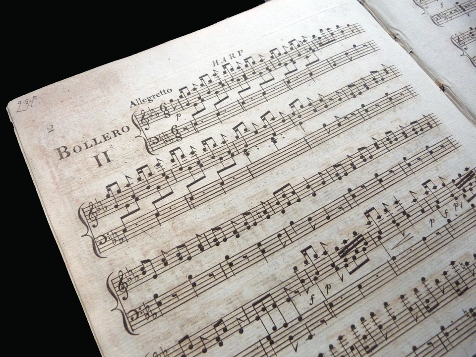 1810 HARP MUSIC PHILIPPE-JACQUES MEYER Two Spanish Boleros for Harp & Piano - Image 3 of 4