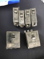 Lot Of 6 Electricial Circuit Breakers