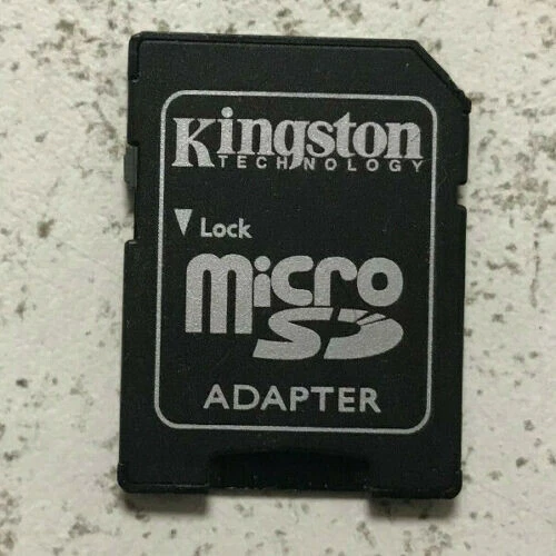Adaptateur Convertisseur de Carte SD en Micro SD MicroSD de marque Kingston - Photo 1/1