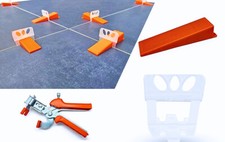 Zuglaschen Nivelliersystem Fliesen Plan System Verlegehilfe Keile 1-3 mm Laschen