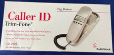 Radio Shack Caller ID Trim-Fone Big Button 43-3909 Stainless Steel Finish New