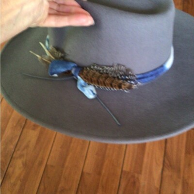 NEW! Wyeth feathered rancher hat | eBay display picture 3
