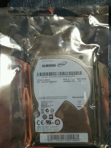New Samsung Spinpoint HDD 2TB 2000GB PS3 PS4 ST2000LM003 SATA3 2.5" HARD DRIVE - Bild 2 von 5