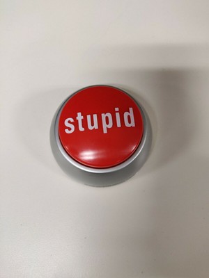 Stupid Button That Was Stupid Ebay