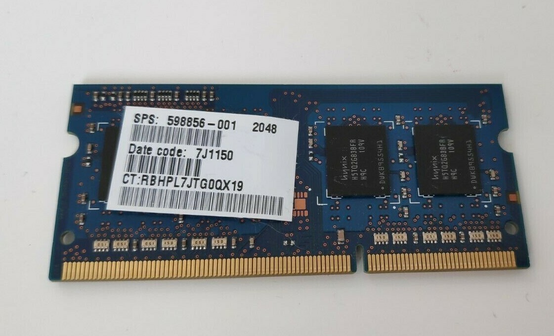 Hynix HMT325S6BFR8C-H9 2GB PC3-10600S-9-10-B1 DDR3 -1333MHz Laptop ...