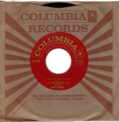 Marty Robbins - The Letter Edged In Black  7" 45 EP Foto 3 de 4