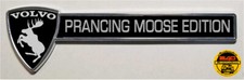 Genuine Discontinued Prancing Moose Edition Volvo 4 Hard Chrome Gb Emblem