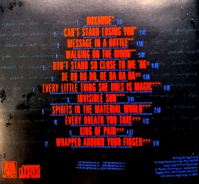 The Police ‎– 