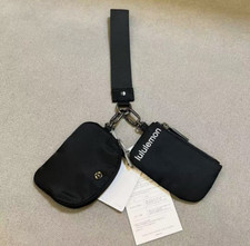 Black Lululemon New Key Bag Wallet Buckle Bag...