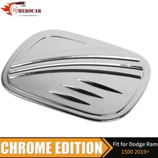 🌟Gas Cap Fuel Filler Door Tank Cap Cover for Dodge RAM 1500 2019-2024 Chrome US