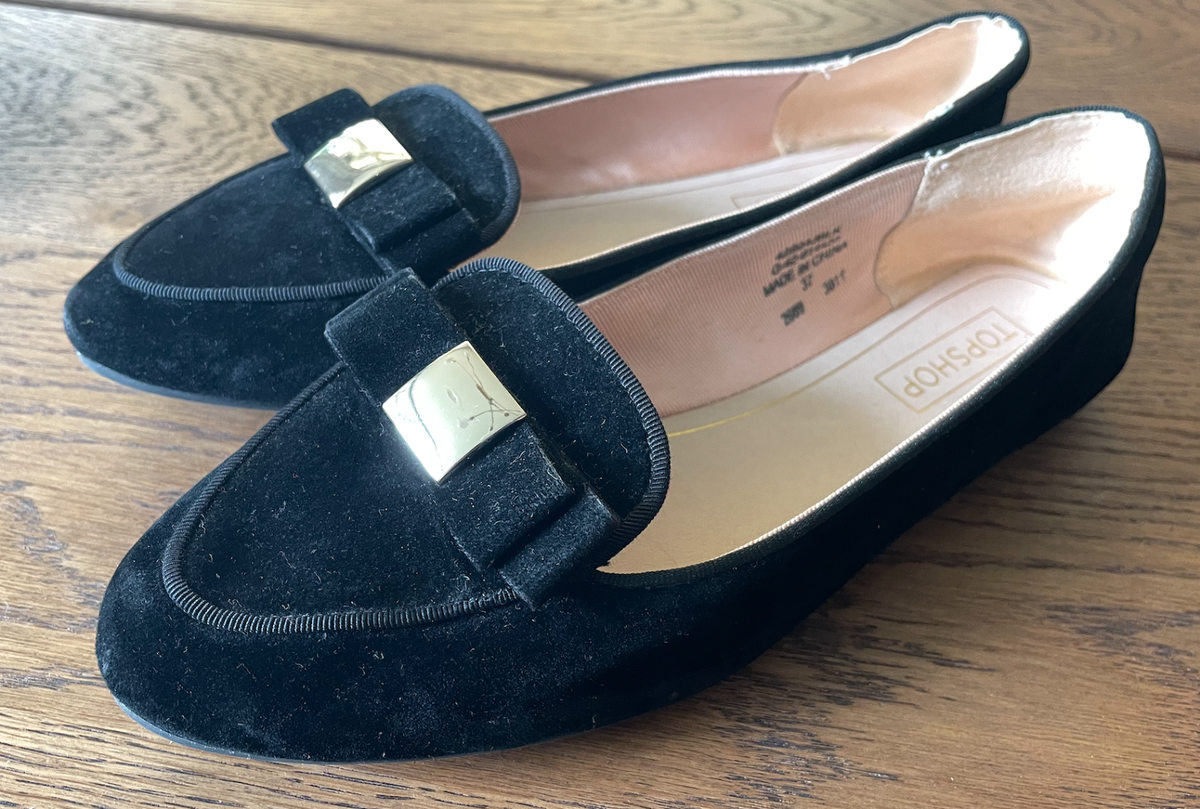 Womens Shoes Topshop Black Suede Shoes Topshop Ladies Black