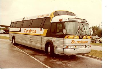 R084 RP 1980 SUNSHINE BUS LINES #135 FORT DRUM FL  - P8M 4905A ex PETER PAN BUS