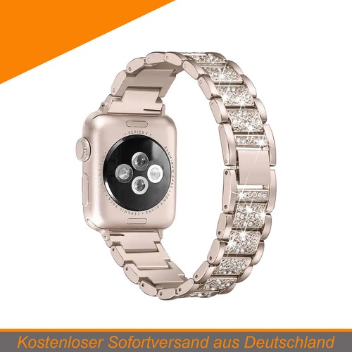 Edelstahl Armband Gliederarmband für Apple Watch Series 1-8 / SE & iWatch Ultra - Bild 10 von 11