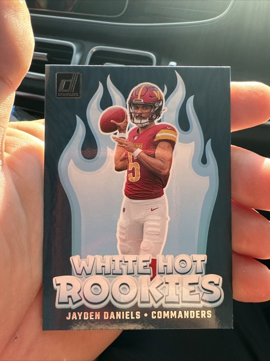 Jayden Daniels White Hot Rookies - 2024 Donruss - Washington