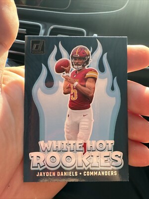 Jayden Daniels White Hot Rookies - 2024 Donruss - Washington