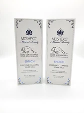 New MOSHEKO ENRICH Purifying Cleansing Toner Milk - Dead Sea Minerals Organic
