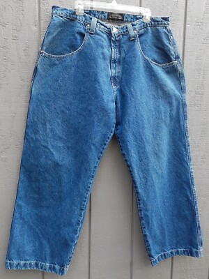 Vtg 90s Zonz Jeans 38x30 Baggy Wide Leg Loose Skater Denim Jnco
