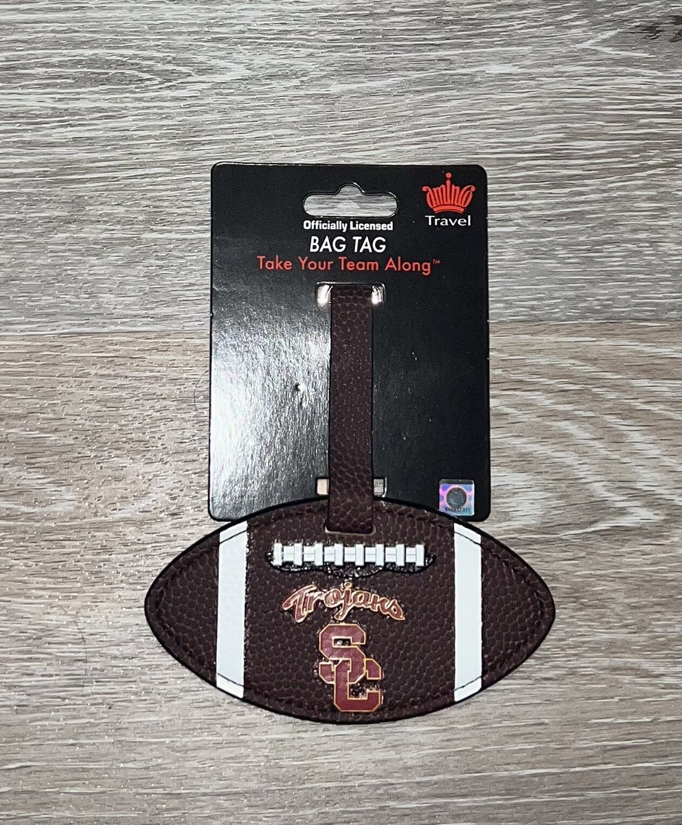 NCAA USC Trojans Big Ten Football Luggage Baggage Tag Name Tag