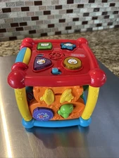 OTA- VTech Busy Learners Activity Cube, Toy for Infant Toddlers Light Sound