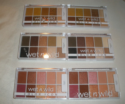 New Lot of 2 Wet N Wild Color Icon 10 Pan Palette Eyeshadows Choose Your Shade