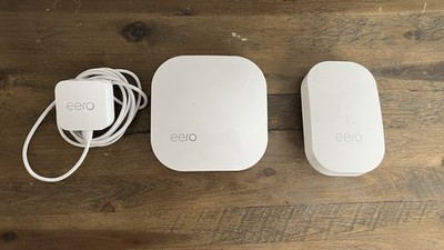 eero Pro 2nd Generation Home Mesh System Router w/ Beacon Model B010001 D010001
