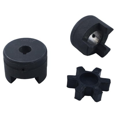 L075 1/2'' to 7/8'' Flexible L-Jaw Shaft Coupling Coupler Set NBR Rubber Log Split