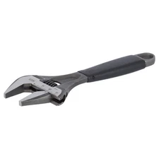 Bahco 6" ERGO(TM) Central Nut Wide Opening Jaw Adjustable Wrench with Rubber Han