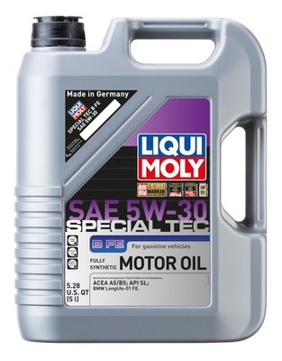 LIQUI MOLY Special Tec B FE SAE 5W-30 | 5 L | Fully synthetic engine oil, 20444