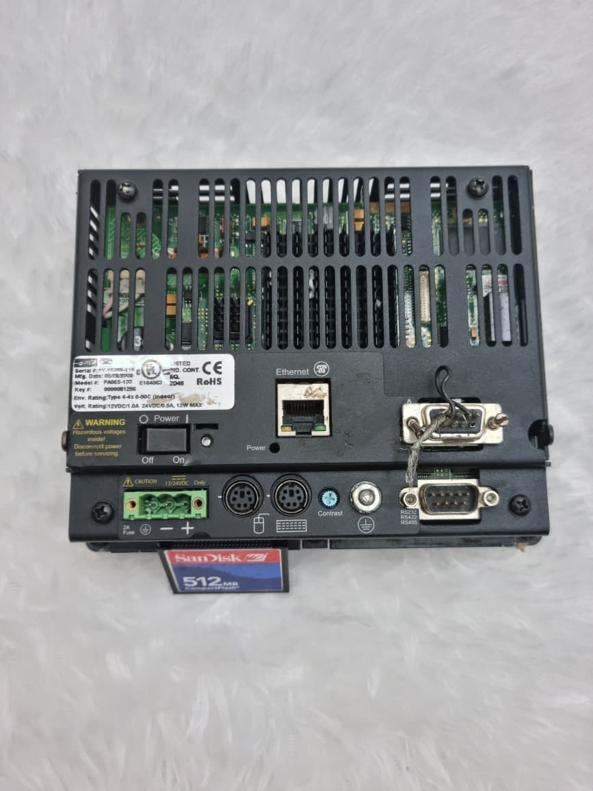 Parker PA06S-133 CTC Operator Interface With 512Mb Card 24Vdc (For Parts) Usa