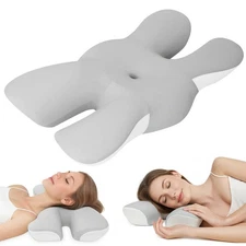 Flawless Face Beauty Pillow,Anti AgingAnti Wrinkle Face Pillow,Memory Foam fo...