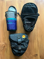 Lot of 3 vintage camera bags SunDog Tamrac Mustang made in usa and korea