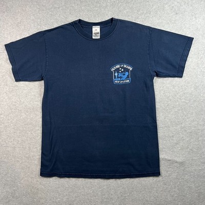 House Of Blues T-Shirt Men's Size Medium New Orleans Voodoo Garnden Navy Blue