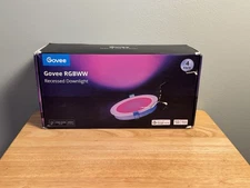 Govee Smart Recessed Lighting 6 Inch, Wi-Fi Bluetooth Direct Connect RGBWW LED