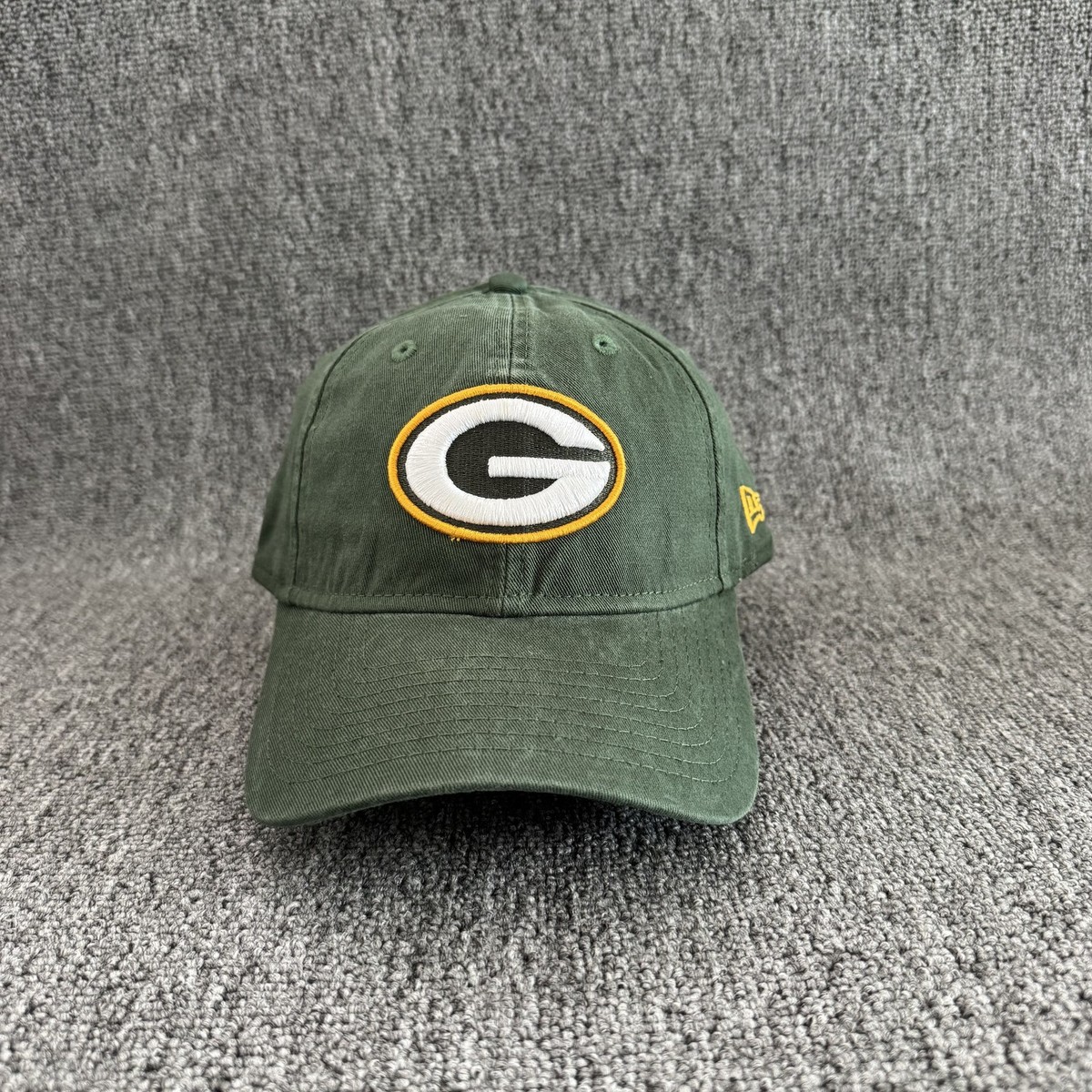 New Era Green Bay Packers NFL Dad Hat Green Strapback Buckle Cap