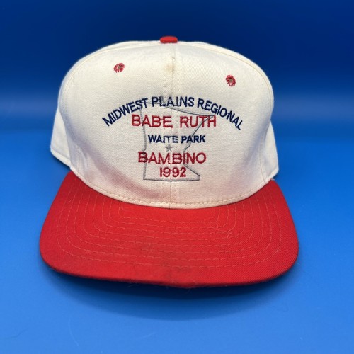 Midwest Plains Regional Babe Ruth Waite Park MN Base Ball Hat 1992 Bambino