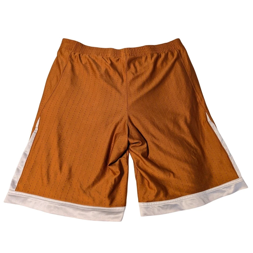 Nike Team Men's Texas Longhorns Shorts Basketball Burnt Orange White Size XL - Image 4 of 4