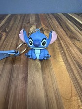 Disney Stitch Ohana Means Family Keychain Rubber Figure Charm