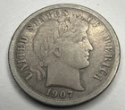 1907 O Barber Dime E81