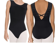 Eurotard Womens Velvet Couture V Back Cap Sleeve Leotard Leotard Adult