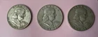 1961,1962,1963 Franklin Half Dollar