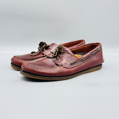 Timberland 2 Eye Shoes Mens 10 Brown Leather Boat Deck Moc Toe Casual Comfort Timberland Men main image 3