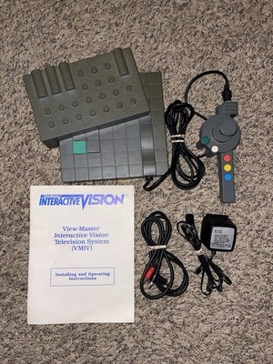 View-Master Interactive Vision Television Game System Tested & Working
