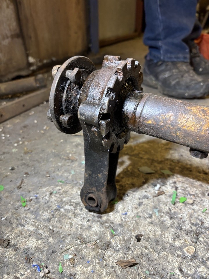 Complete Austin Seven 7 Rear Axle With Hubs Semi Curling Very Smooth ...