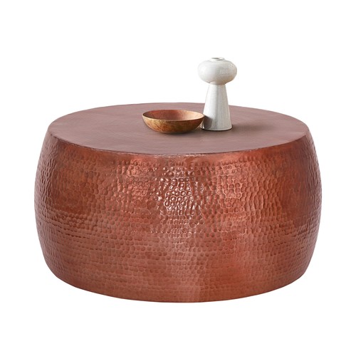 Service De Table En Cuivre Massif – 51 Pièces – Design Martelé Marron – Neuf – Marque Hammer